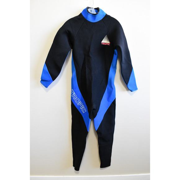 SKI WARM Tropic Men's Full Body Wetsuit Size L- VTG 80's 90's - GOOD CONDITION - Picture 1 of 6
